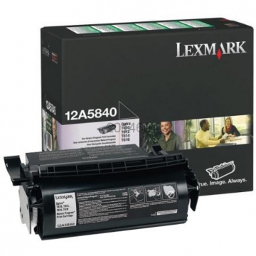 LEXMARK 12A5840 Orjinal Siyah Lazer Toner 10.000 Sayfa