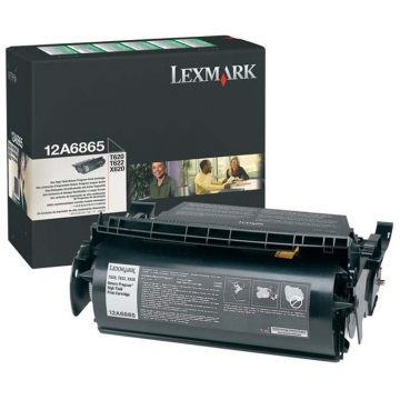 LEXMARK 12A6865 Yüksek Kapasiteli Orjinal Siyah Lazer Toner 30.000 Sayfa