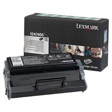 LEXMARK 12A7405 Yüksek Kapasiteli Orjinal Siyah Lazer Toner 6.000 Sayfa
