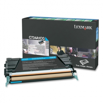 LEXMARK C734A1CG Orjinal Mavi Renkli Lazer Toner 6.000 Sayfa