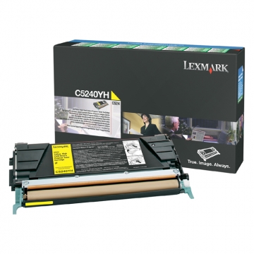 LEXMARK C5240YH Yüksek Kapasiteli Orjinal Sarı Lazer Toner 5.000 Sayfa