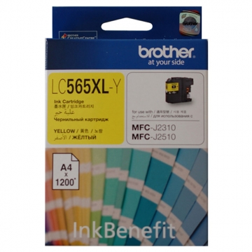 BROTHER LC-565XL-Y Orjinal Sarı Kartuş 1.200 Sayfa