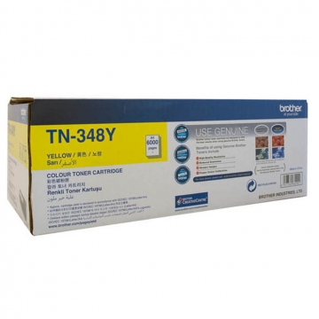 BROTHER TN-348Y Yüksek Kapasiteli Orjinal Sarı Lazer Toner 6.000 Sayfa