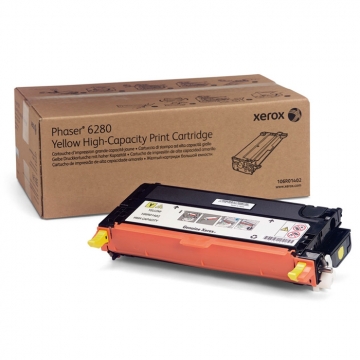 XEROX Phaser 6280 & 106R01402 Orjinal Sarı Lazer Toner 5.900 Sayfa