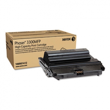 XEROX Phaser 3300 & 106R01412 Orjinal Siyah Lazer Toner 8.000 Sayfa