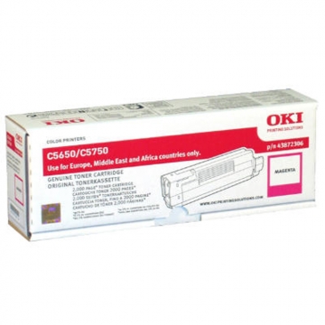 OKI C5650 43872322 Orjinal Kırmızı Lazer Toner 2.000 Sayfa