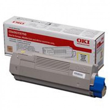 OKI C5650 43872321 Orjinal Sarı Lazer Toner 2.000 Sayfa