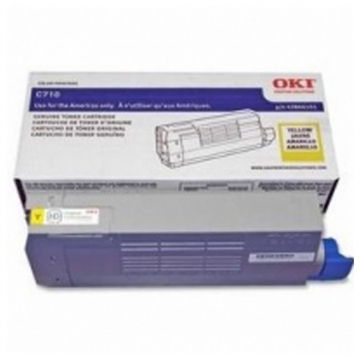 OKI C710 C711 44318621 Orjinal Sarı Lazer Toner 11.500 Sayfa