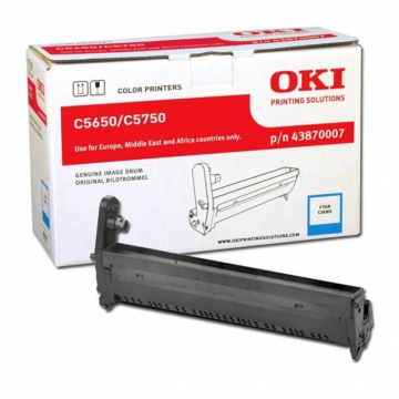 OKI C5650 43870007 Orjinal Mavi Drum Ünitesi 20.000 Sayfa
