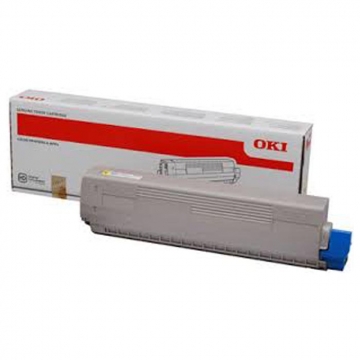 OKI C822 44844625 Orjinal Sarı Lazer Toner 7.300 Sayfa