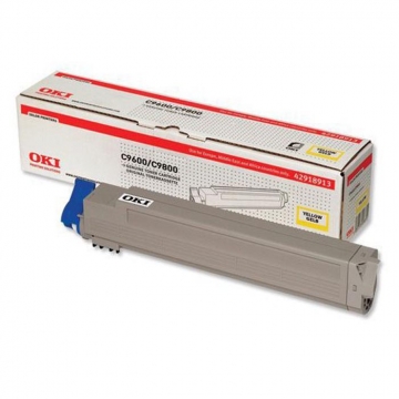 OKI C9600 42918961 Orjinal Sarı Lazer Toner 15.000 Sayfa