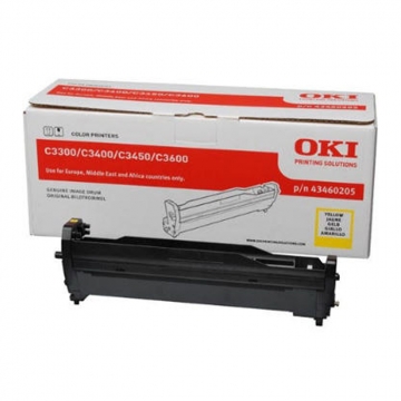 OKI C3300 C3400 43460205 Orjinal Sarı Drum Ünitesi 15.000 sayfa