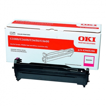 OKI C3300 C3400 43460206 Orjinal Kırmızı Drum Ünitesi 15.000 Sayfa