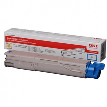 OKI C3520 43459375 Orjinal Mavi  Lazer Toner 2.500 Sayfa