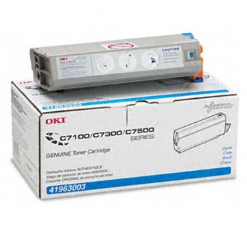 OKI C7100 41963085 Orjinal Mavi Lazer Toner 10.000 Sayfa