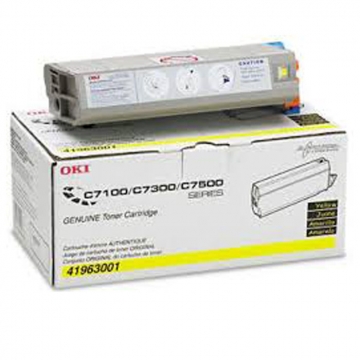 OKI C7100 41963083 Orjinal Sarı Lazer Toner 10.000 Sayfa