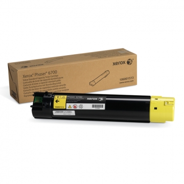 XEROX Phaser 6700 & 106R01513 Orjinal Sarı Lazer Toner 5.000 Sayfa