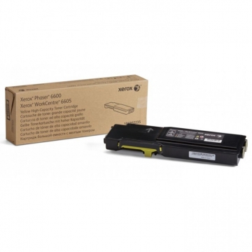 XEROX Phaser 6600 / 6605 & 106R02251 Orjinal Sarı Lazer Toner 2.000 Sayfa