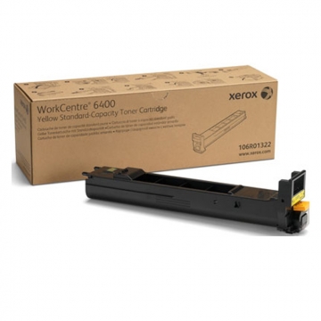 XEROX WorkCenre 6400 & 106R01322 Orjinal Sarı Lazer Toner 8.000 Sayfa