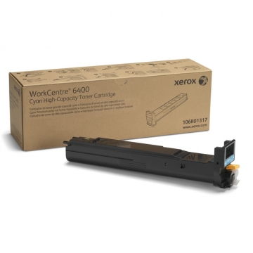 XEROX WorkCenre 6400 & 106R01317  Orjinal Mavi Lazer Toner 16.500 Sayfa