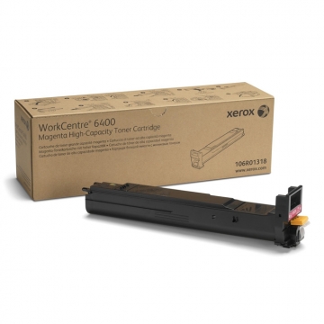 XEROX WorkCenre 6400 & 106R01318 Orjinal Kırmızı Lazer Toner 16.500 Sayfa