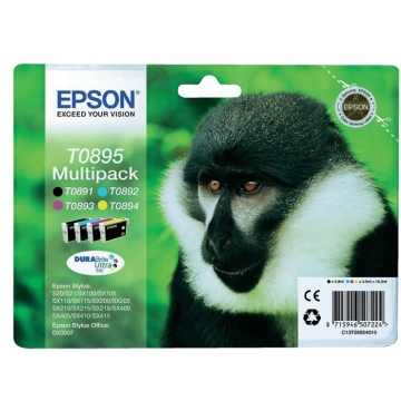 EPSON T0895 C13T08954020 Orjinal 4 Renk Kartuş 4 Lü PAKET