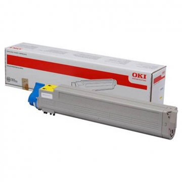 OKI C9655 43837133 Orjinal Sarı Lazer Toner 22.000 Sayfa