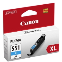 <span>CANON</span> 551XL CLI-551C XL Yüksek Kapasiteli Orjinal Mavi Kartuş 695 Sayfa