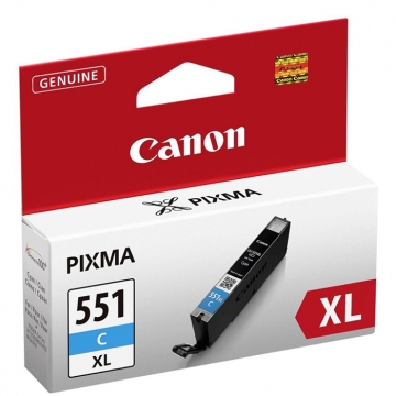 CANON 551XL CLI-551C XL Yüksek Kapasiteli Orjinal Mavi Kartuş 695 Sayfa