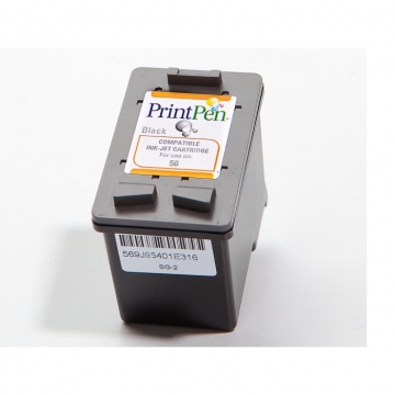 HP (Hewlett Packard) 56 C6656AE Muadil Siyah Kartuş 520 Sayfa