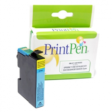 EPSON T1282 C13T12824011 Muadil Mavi Kartuş 175 Sayfa