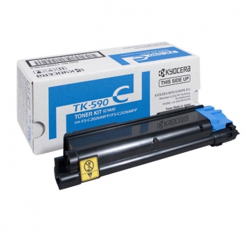 KYOCERA TK-590C Orjinal Mavi Lazer Toner 5.000 Sayfa
