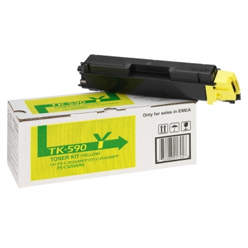 KYOCERA TK-590Y Orjinal Sarı Lazer Toner 5.000 Sayfa