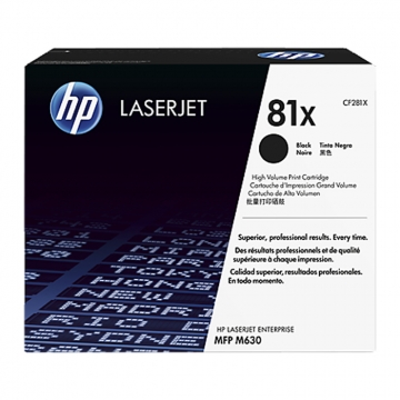 HP (Hewlett Packard) 81X CF281X Orjinal Siyah Lazer Toner 25.000 Sayfa