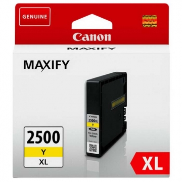 CANON PGI-2500XLY Yüksek Kapasiteli Orjinal Sarı Kartuş 1.520 Sayfa