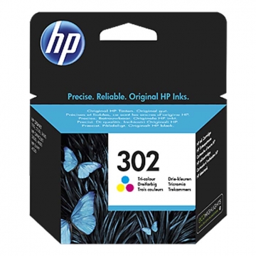 HP (Hewlett Packard) 302 F6U65AE Orjinal Renkli Kartuş 165 Sayfa