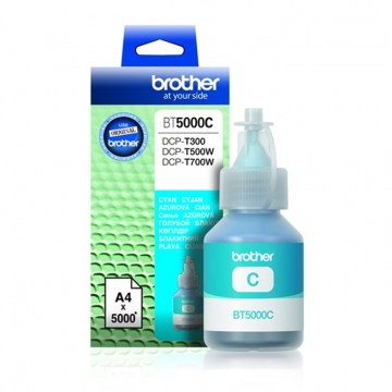 BROTHER BT5000C Orjinal Mavi Mürekkep Şişesi 5.000 Sayfa