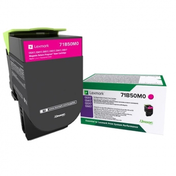 LEXMARK CS317 71B50M0 Orjinal Kırmızı Lazer Toner 2.300 Sayfa