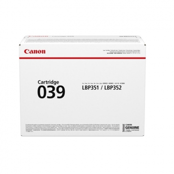 CANON CRG-039 Orjinal Siyah Lazer Toner 11.000 Sayfa 