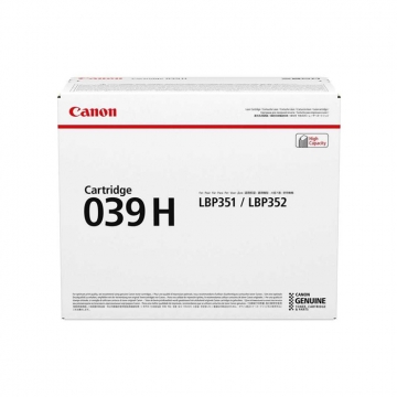 CANON CRG-039H Orjinal Siyah Lazer Toner 25.000 Sayfa 