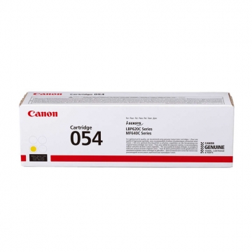 CANON CRG-054Y Orjinal Sarı Lazer Toner 1.200 Sayfa 