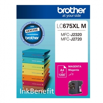 BROTHER LC-675XL-M Yüksek Kapasiteli Orjinal Kırmızı Kartuş 1.200 Sayfa