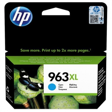 HP (Hewlett Packard) 963XL 3JA27AE Orjinal Mavi Kartuş 1.600 Sayfa