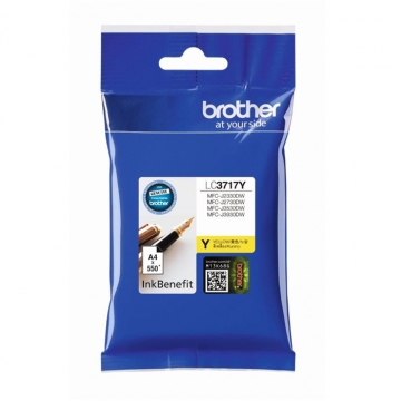 BROTHER LC-3717Y Orjinal Sarı Kartuş 550 Sayfa