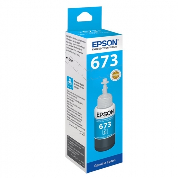 EPSON 673 C13T67324A Orjinal Mavi Mürekkep Şişesi  70 Mlgr.