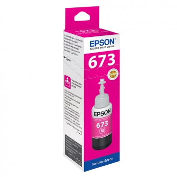 EPSON 673 C13T67334A Orjinal Kırmızı Mürekkep Şişesi 70 Mlgr.