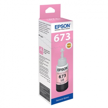 EPSON 673 C13T67364A Orjinal Açık Kırmızı Mürekkep Şişesi 70 Mlgr.