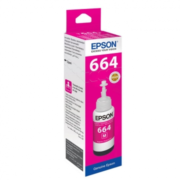 EPSON 664 C13T66434A Orjinal Kırmızı Mürekkep Şişesi 70 Mlgr. 7.500 Sayfa