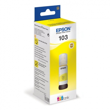 EPSON 103 C13T00S44A Orjinal Sarı Mürekkep Şişesi 65 Mlgr. 7.500 Sayfa