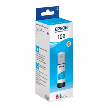 EPSON 106 C13T00R240 Orjinal Mavi Mürekkep Şişesi 70 Mlgr. 5.000 Sayfa